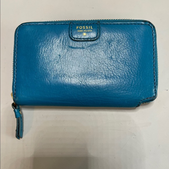 Fossil Handbags - Fossil Issue no 1954 turquoise wallet